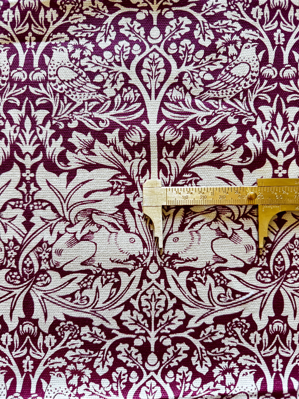 Thumbnail: william morris brother brer red fabric