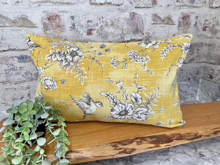 iLiv Toile Finch in Buttercup Scatter Cushion