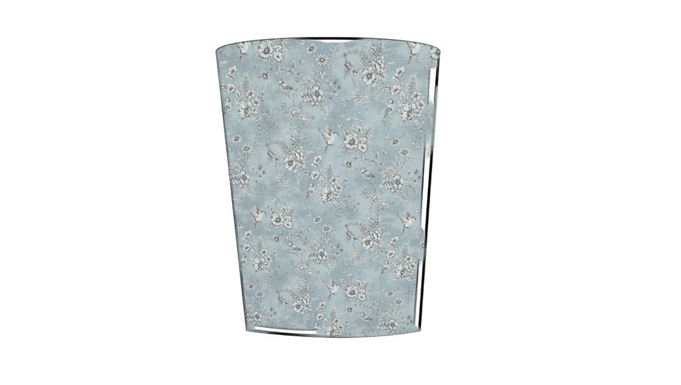 iliv toile finch delft blue waste paper bin