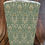 Thumbnail: william morris snakeshead forest green waste paper bin with silver trim