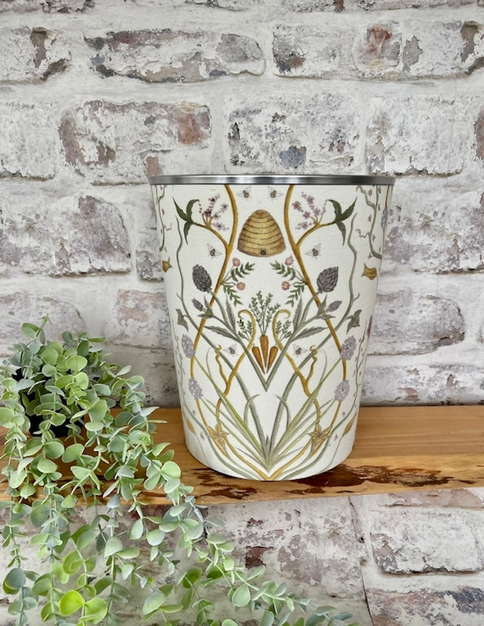 angel strawbridge Potagerie Cream waste paper bin