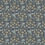 Thumbnail: william morris orchid bluebell waste paper bin gold copper silver trim office bluebell