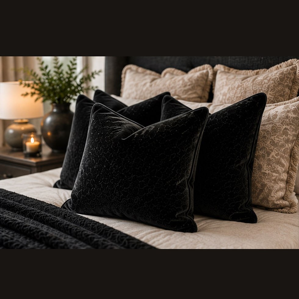 Thumbnail: Handmade Venetian velvet scatter cushion covers by Berry and Grouse in luxury velvet fabric with plain or piped edge finish
