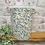 Thumbnail: william morris green bough waste paper bin copper gold silver trim trash can office storage floral vintage