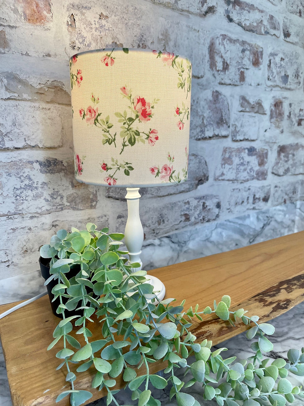 Thumbnail: William Morris Charlotte Rose Lampshade berry and grouse