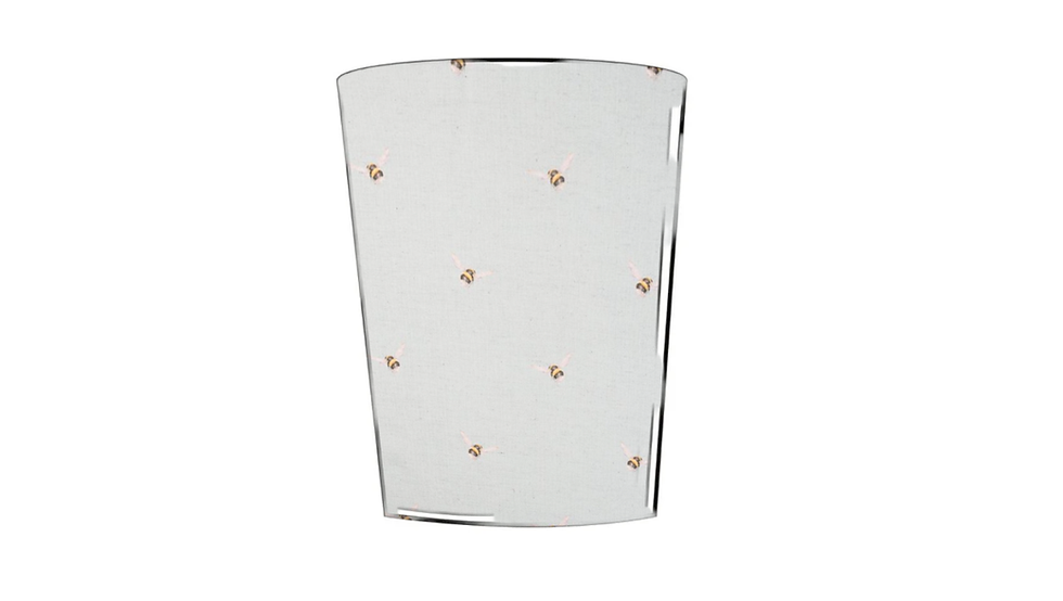 wrendale bees duck egg waste paper bin