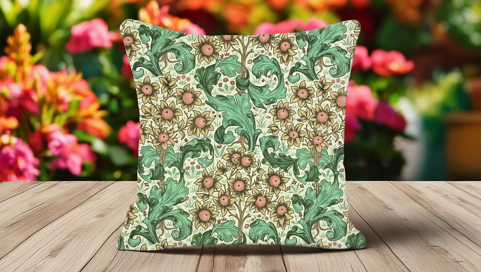 Thumbnail: william morris orchid buttercup outdoor scatter cushion
