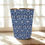 Thumbnail: william morris eye bright waste paper bin with gold trim
