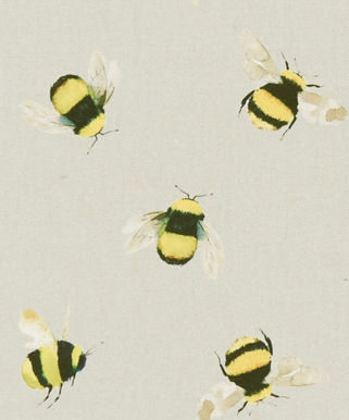 Clarke & Clarke Bees in Taupe