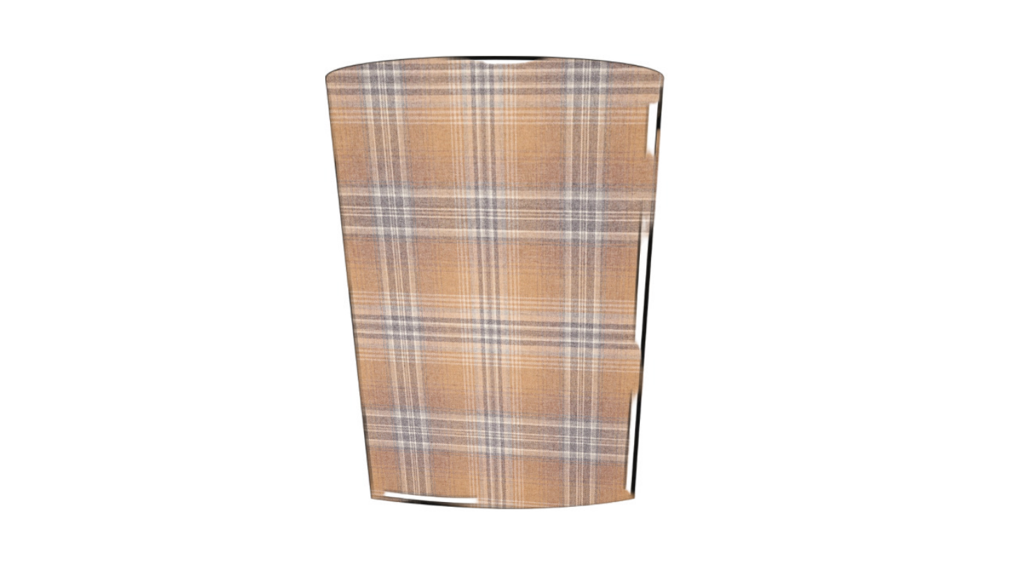 balmoral highland wool in beige waste paper bin