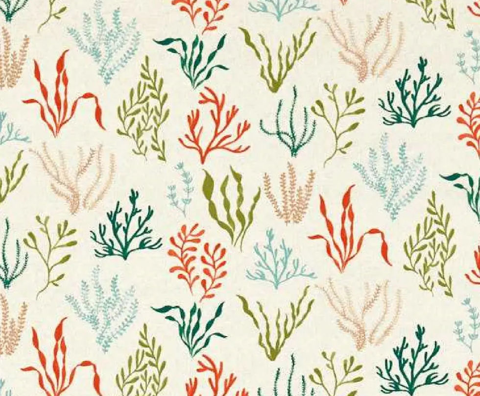 clarke and clarke portside Mineral/Coral