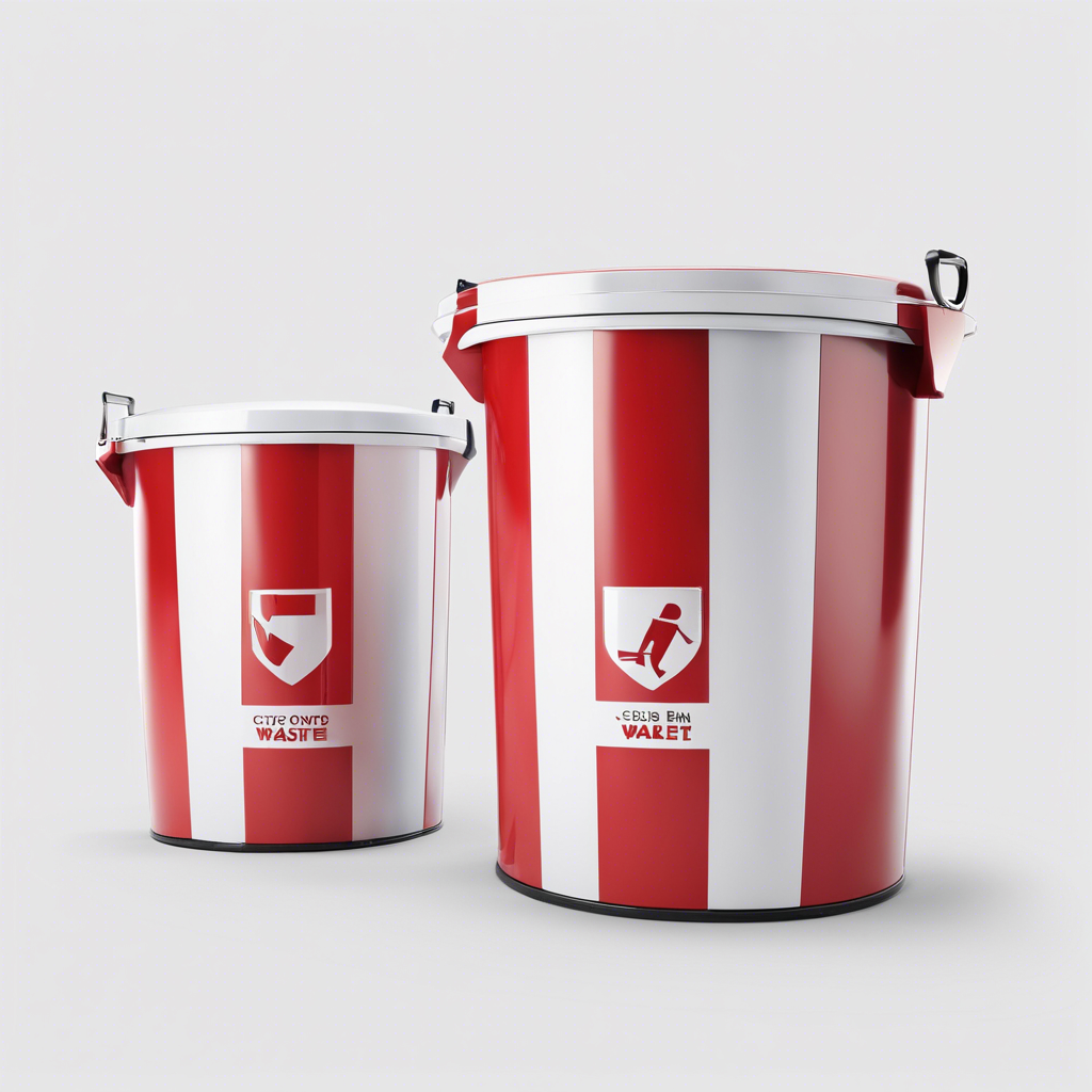 Custom Branded Waste Bin