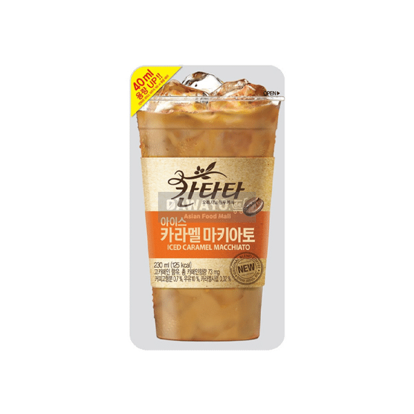 Lotte Cantata Iced Caramel Macchiato Coffee Korean Food Mart