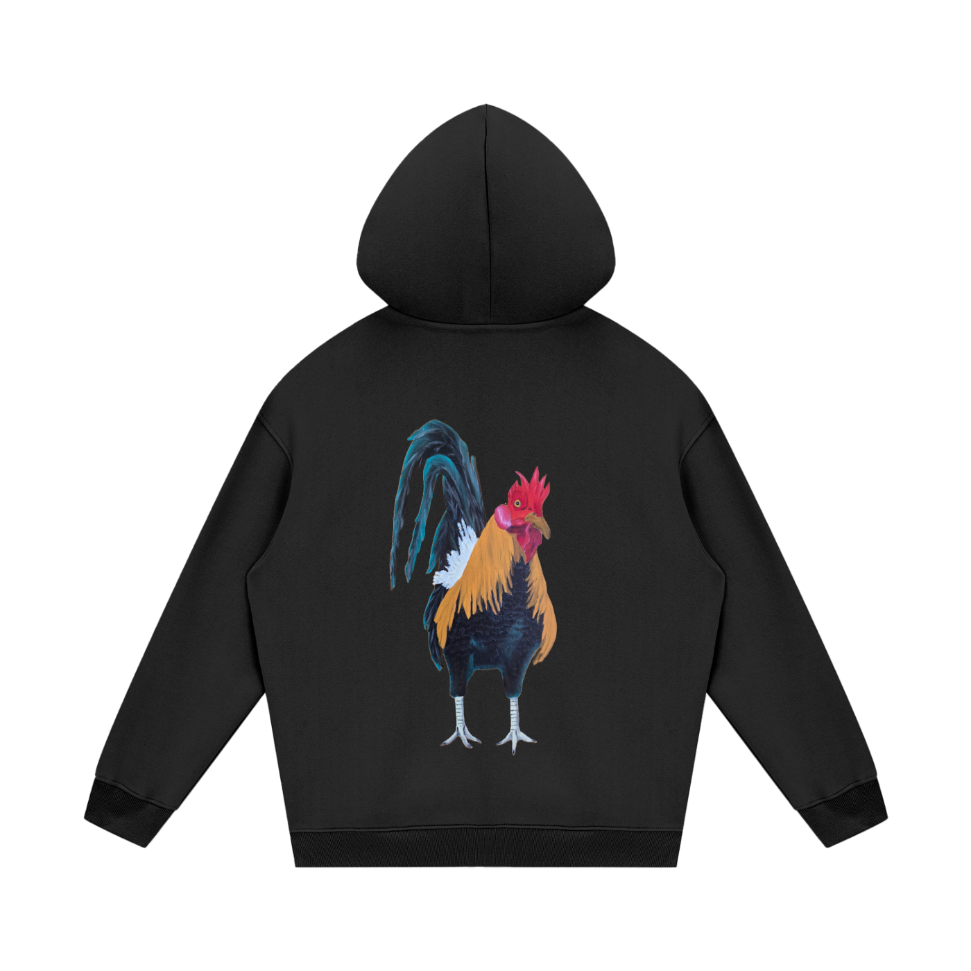 Rooster Streetwear Unisex Fleece Hoodie