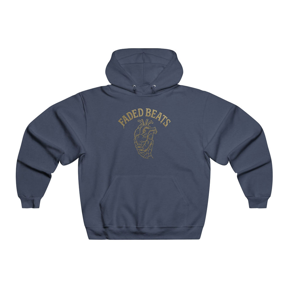 Thumbnail: Gold Logo Skeleton Copy of Men's NUBLEND® Hooded Sweatshirt Original Skeleton