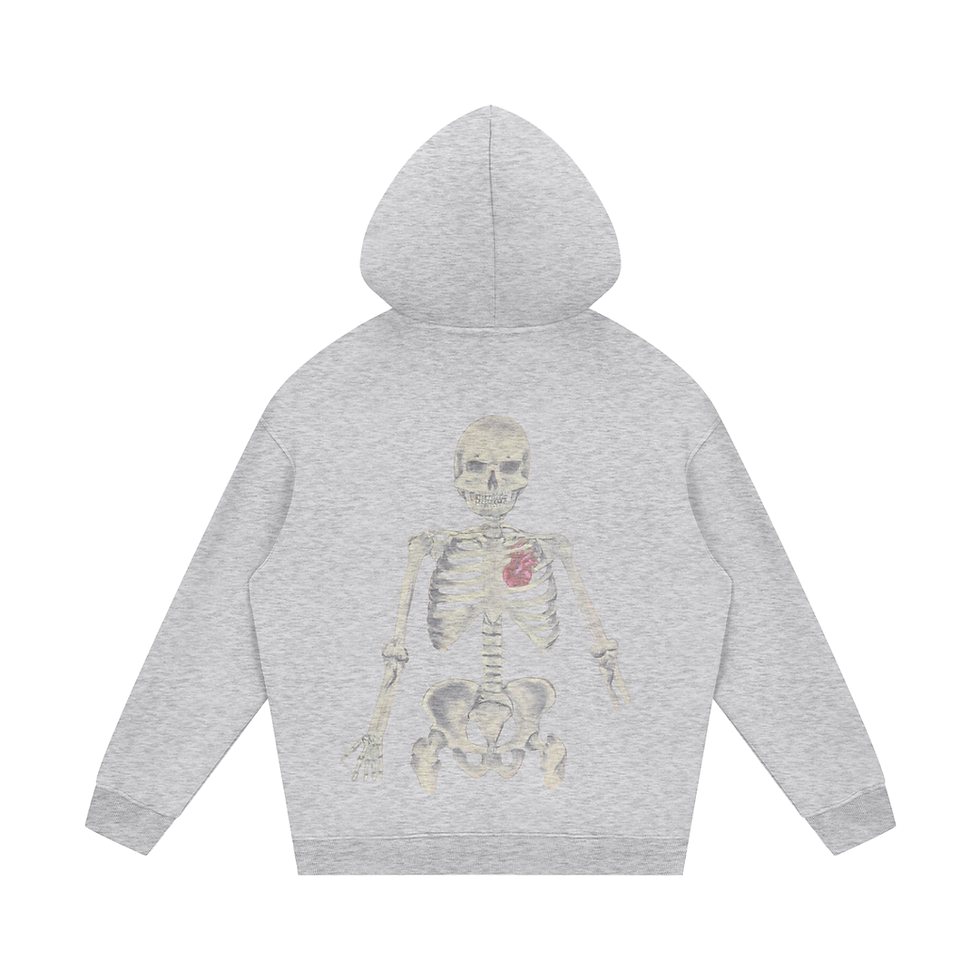 Thumbnail: Streetwear Unisex Fleece Hoodie Faded Beats OG