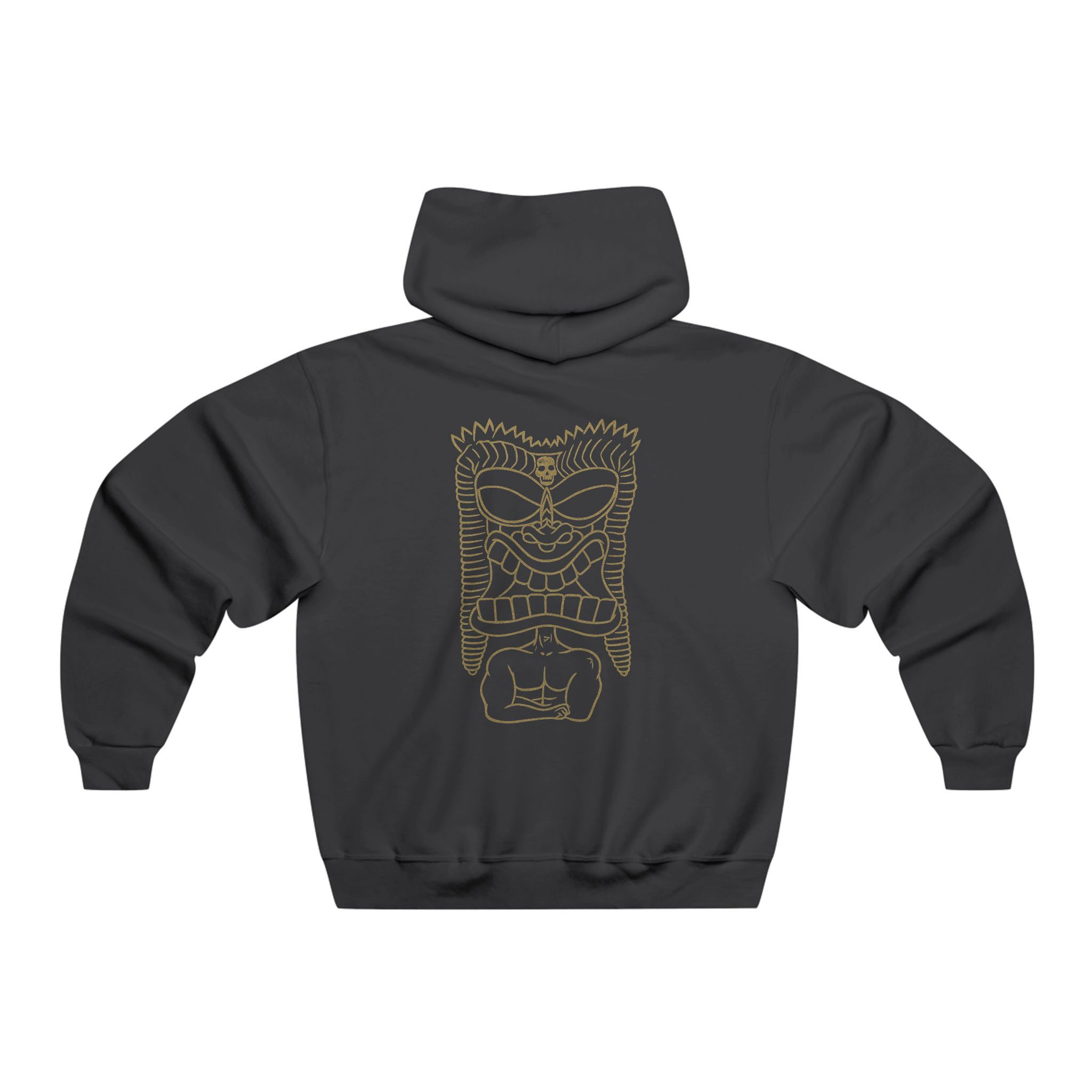 Gold Logo Tiki Men's NUBLEND® Hooded Sweatshirt Original Skeleton