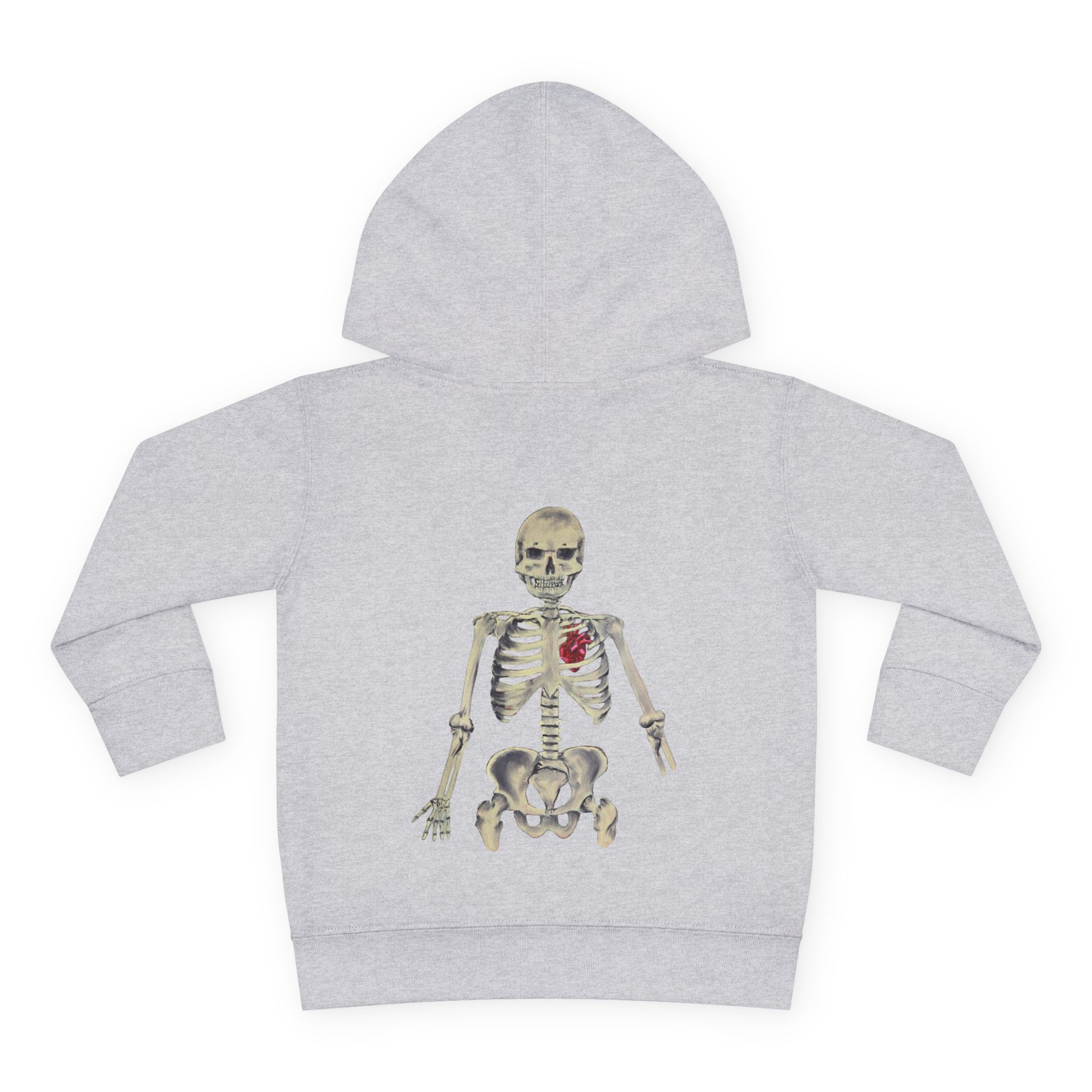 Toddler Pullover Fleece Hoodie Original Skeleton
