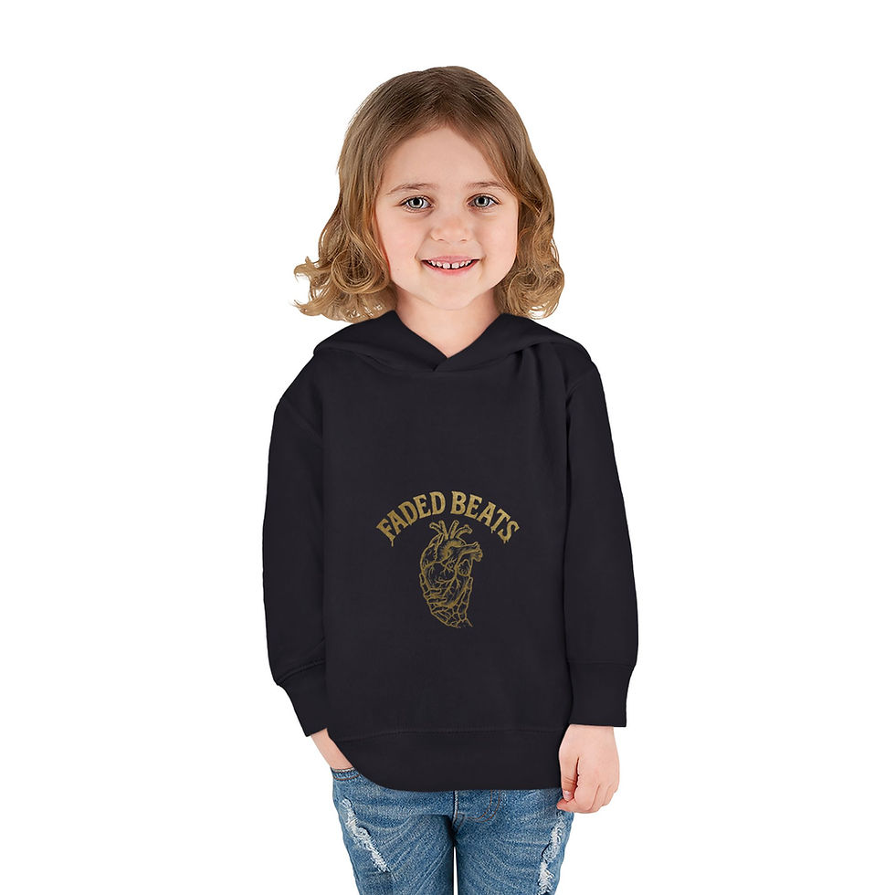 Thumbnail: Toddler Pullover Fleece Hoodie Original Skeleton