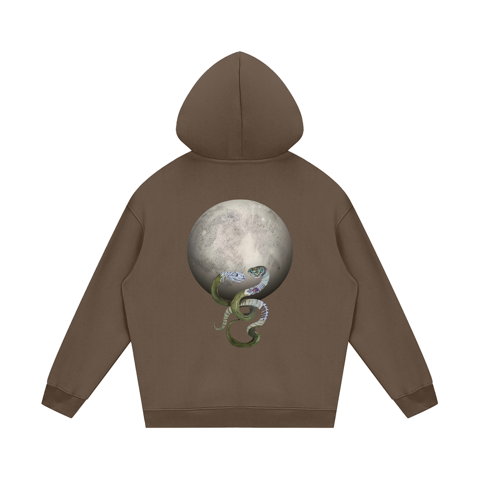 Thumbnail: Luna Streetwear Unisex Fleece Hoodie