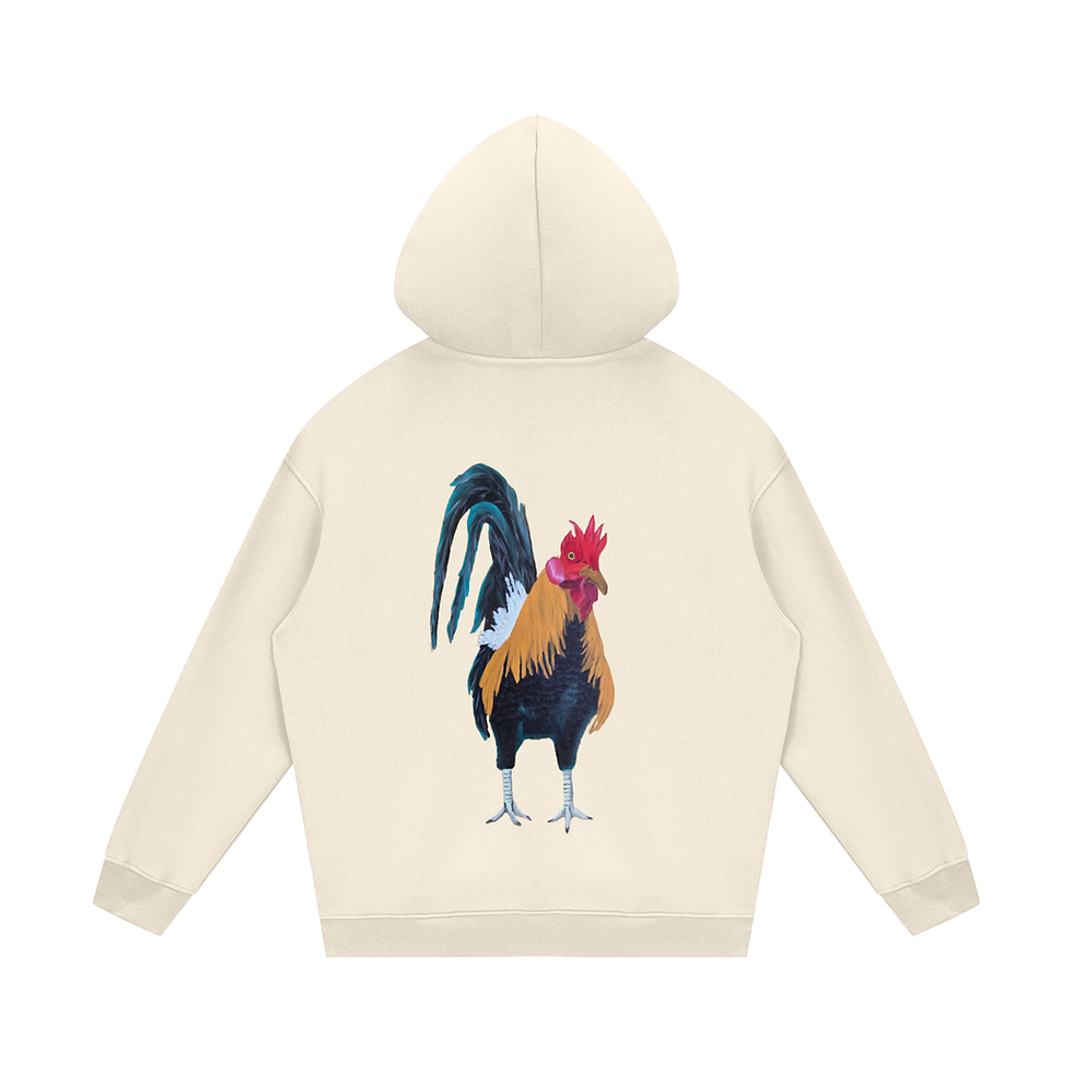 Thumbnail: Rooster Streetwear Unisex Fleece Hoodie