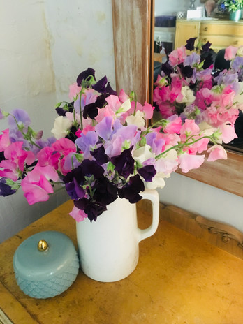 Sweet pea vase