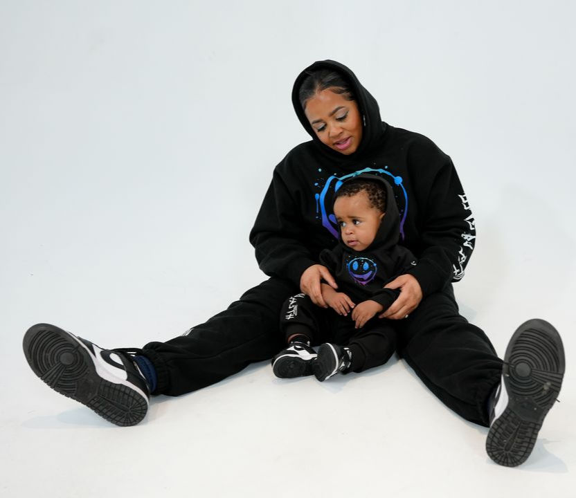 Thumbnail: Live By Faith Toddler Baby Hooded Sweatsuit
