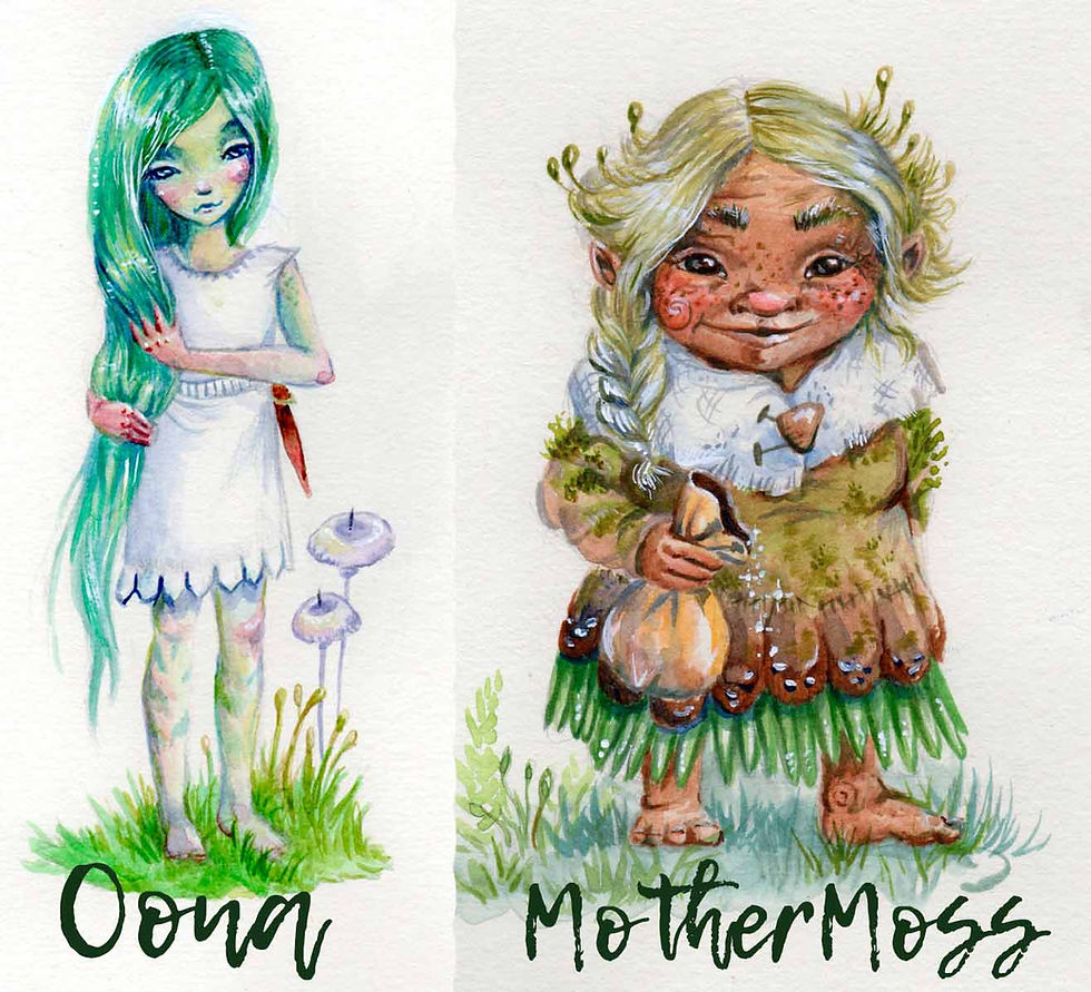 Thumbnail: Wings Thimble Thorn - Illustrated Folktale 