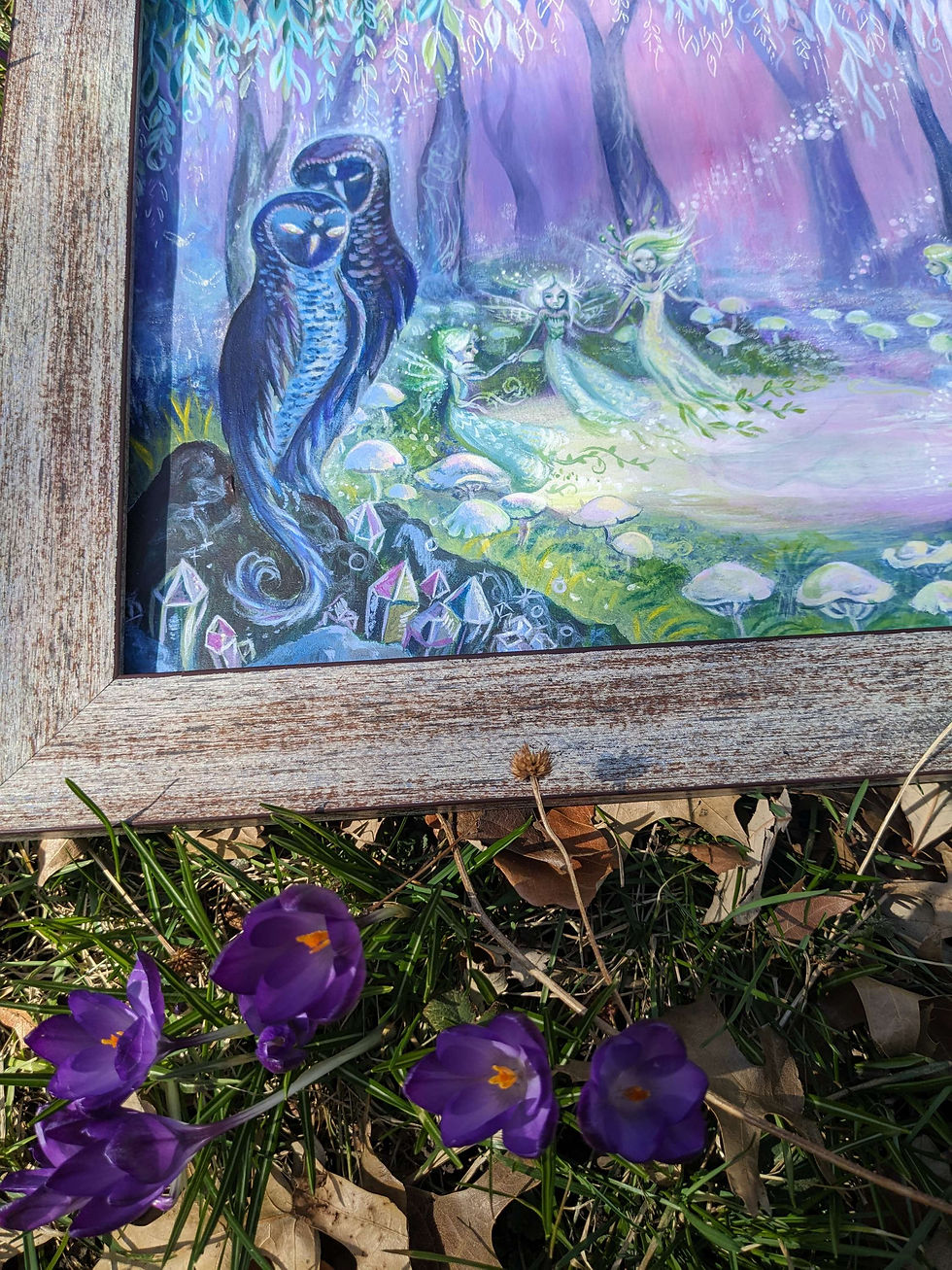 Thumbnail: Faerie Ring: original painting