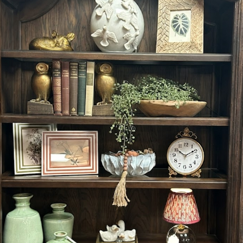 Styled bookcase