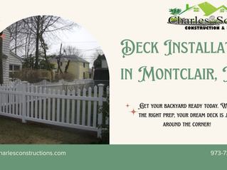 Deck Installation in Montclair NJ