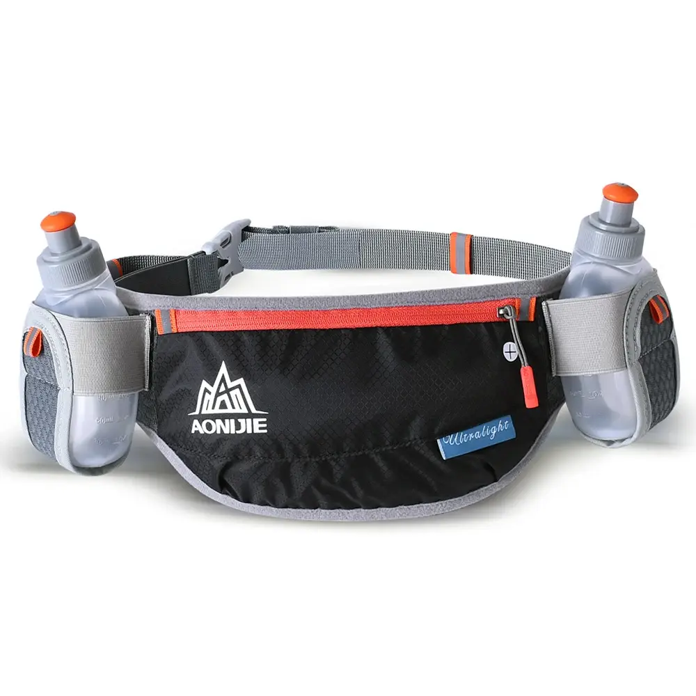 AONIJIE Running Hydration Waist With Two Water Bottle 170ml Bag