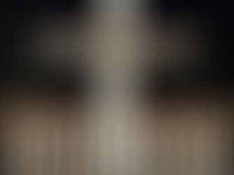 Replica of the cross Jesus would have hung on. Photo taken by author.