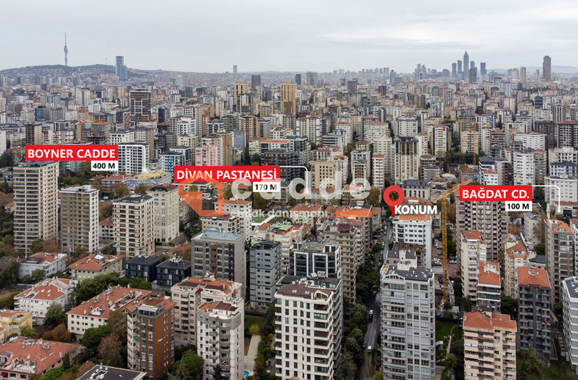 Şehir manzaralı yüksek kat konumu – İstanbul genel görünüm