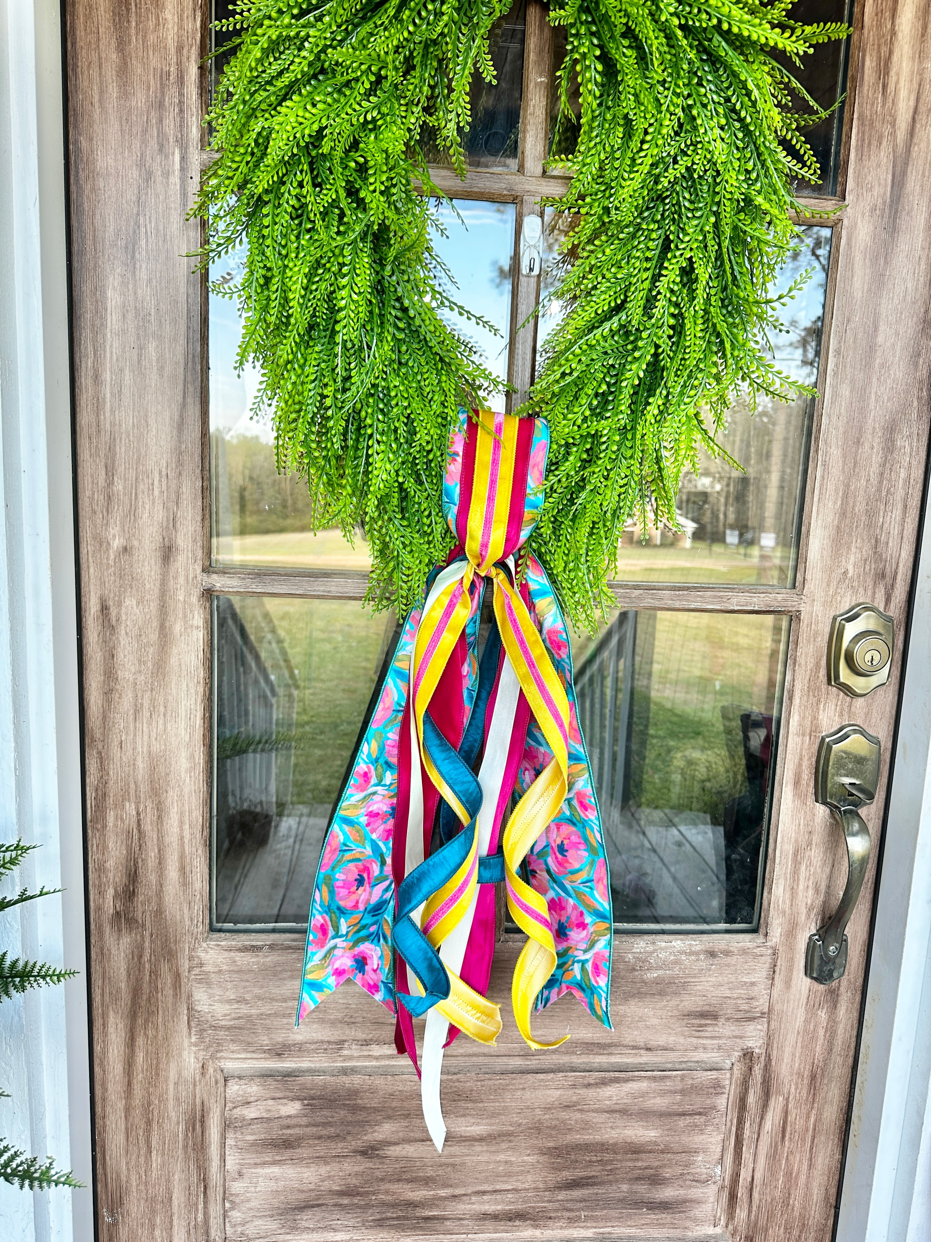 Custom Wreath and Sash