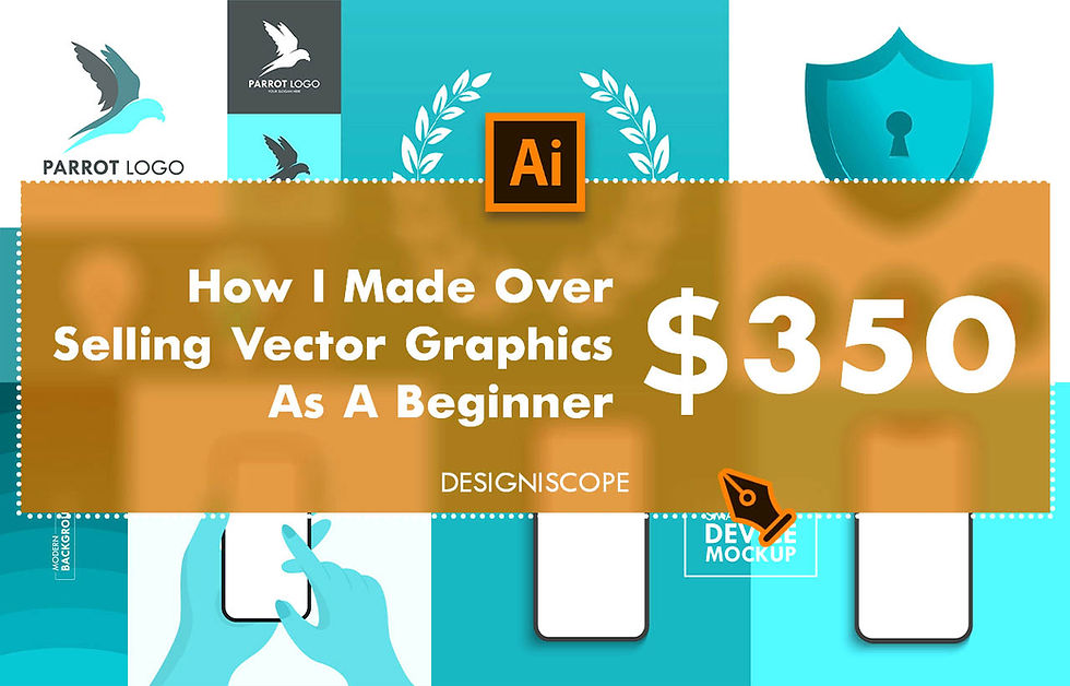How I Made Over $350 Selling Vector Graphics On Shutterstock, Freepik, Vecteezy, Adobe Stock As A Beginner