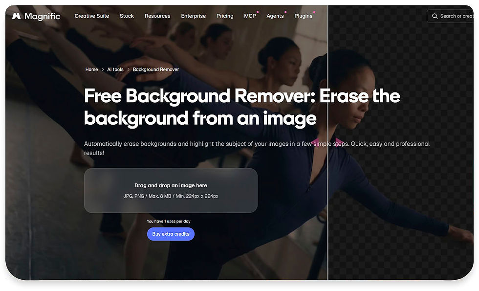 Magnific Background Remover - 20 Best FREE Online Background Remover Tools To Use