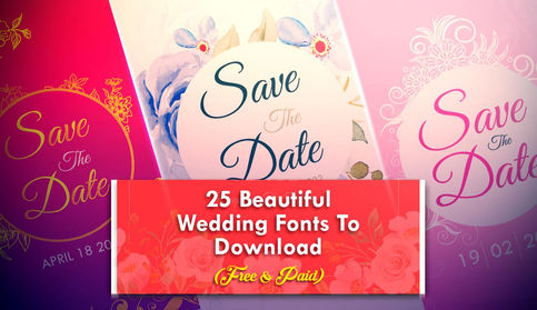 25 Beautiful Wedding Fonts To Download (Free & Paid)