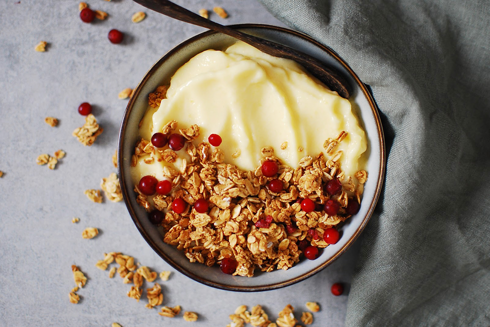 Smoothiebowl med granola