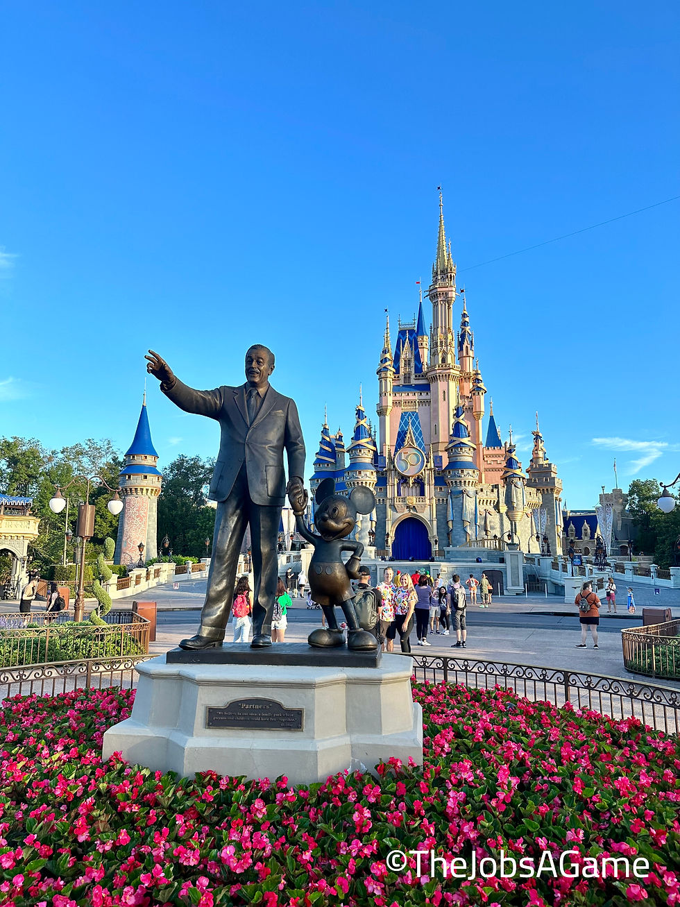 Walt & Mickey Statue