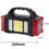 Thumbnail: Solar LED, Portable USB Rechargeable Flashlight, Waterproof, & IT'S A POWERBANK!