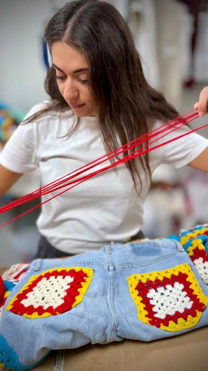 Stefania Lamberti a lavoro