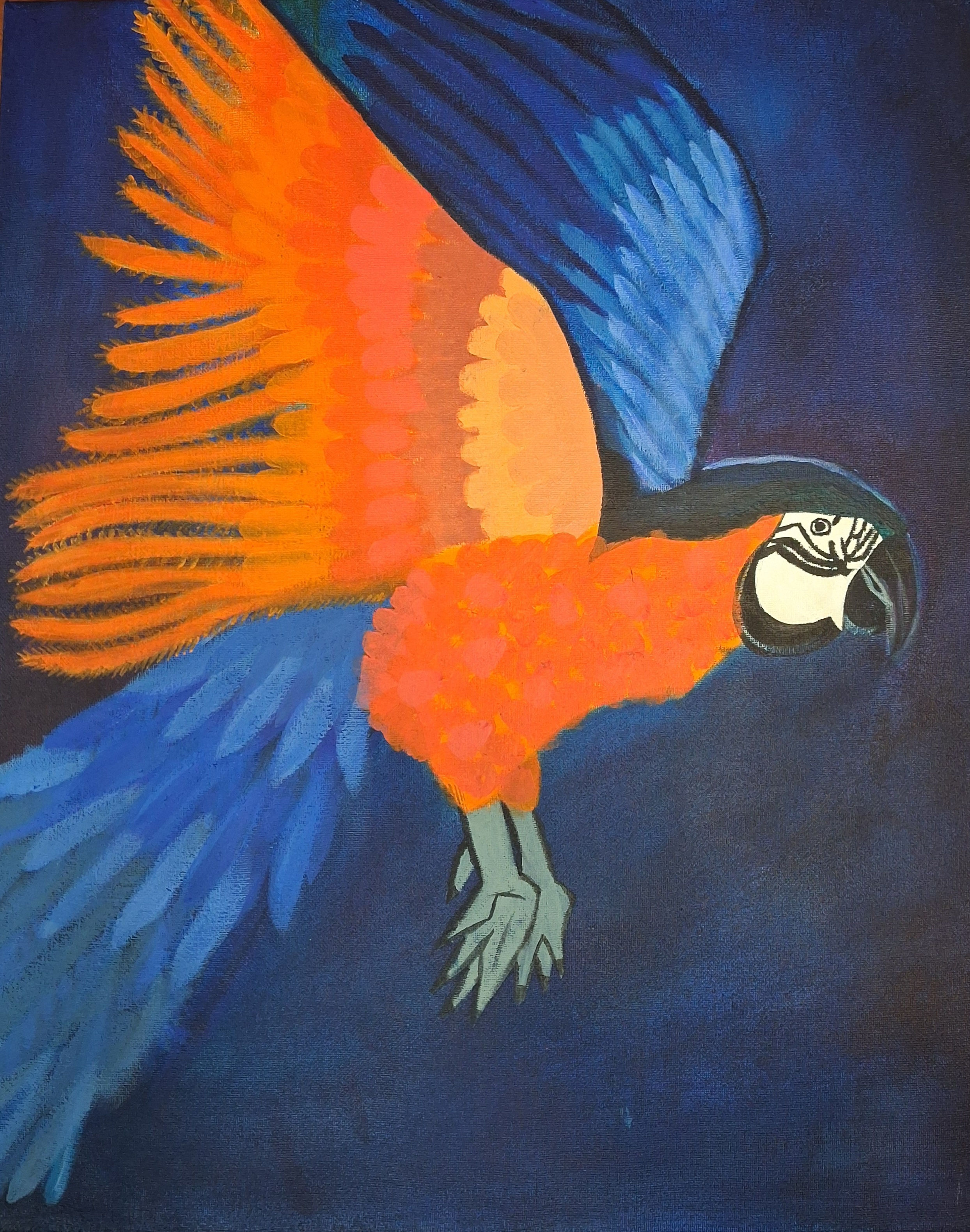 A Parrot in Paradise - SOLD