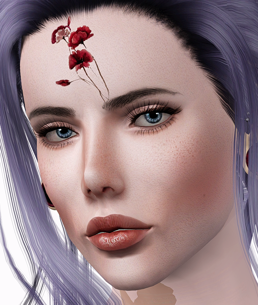 Thumbnail: Hipster Flower Face Tattoo