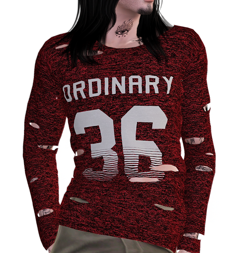 Миниатюра: Men's Sweater with Holes