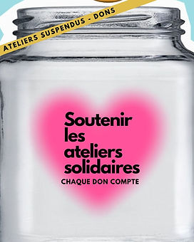 adhérez, faites un don ou offrez un atelier suspendu