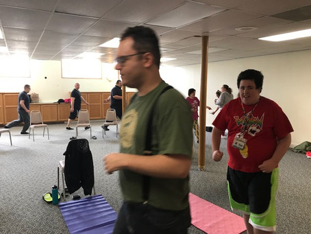 Adaptive Yogaaaaaa Class Click Here For Pics!! :)
