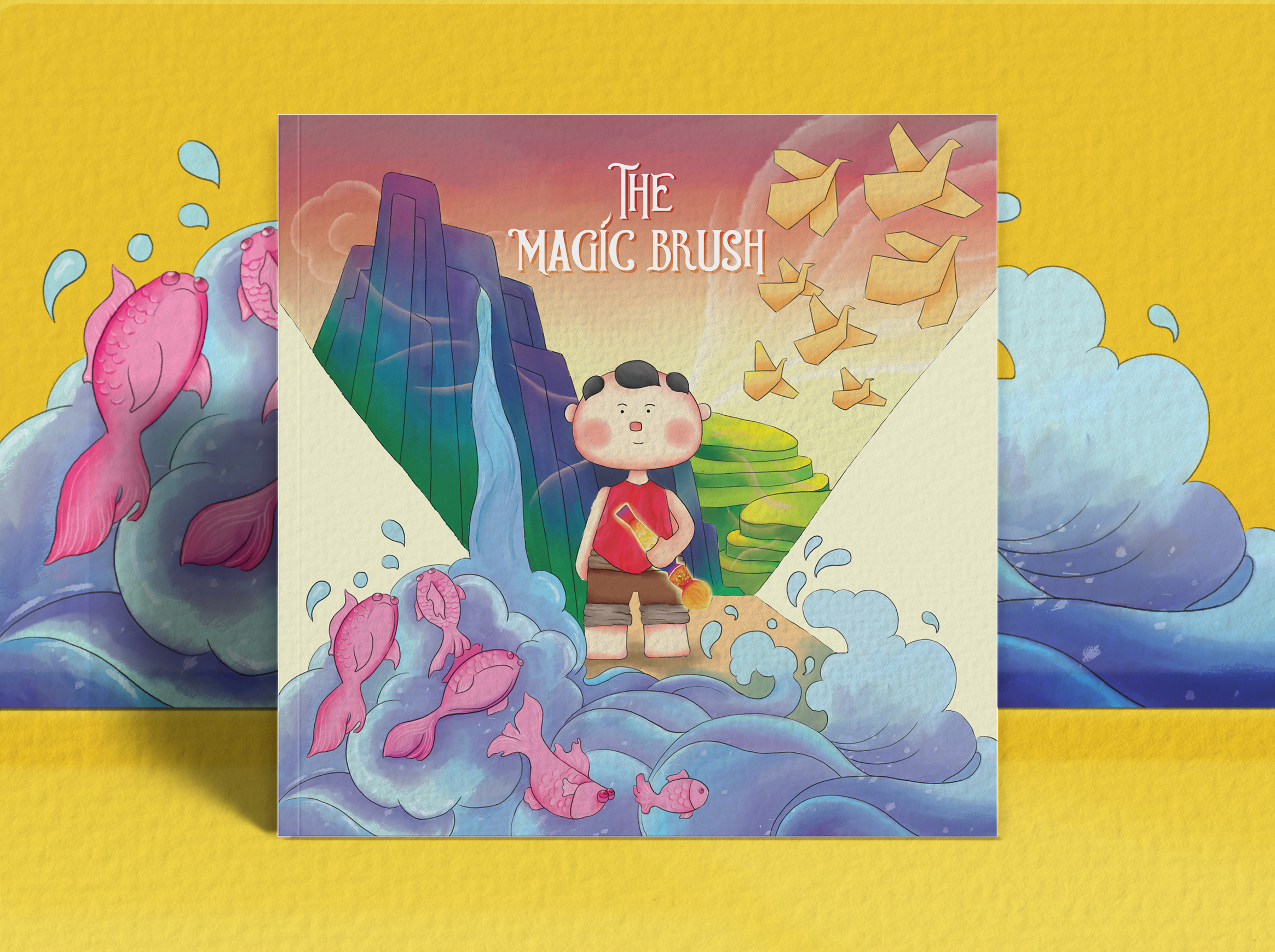 Sổ tô màu Cây bút thần