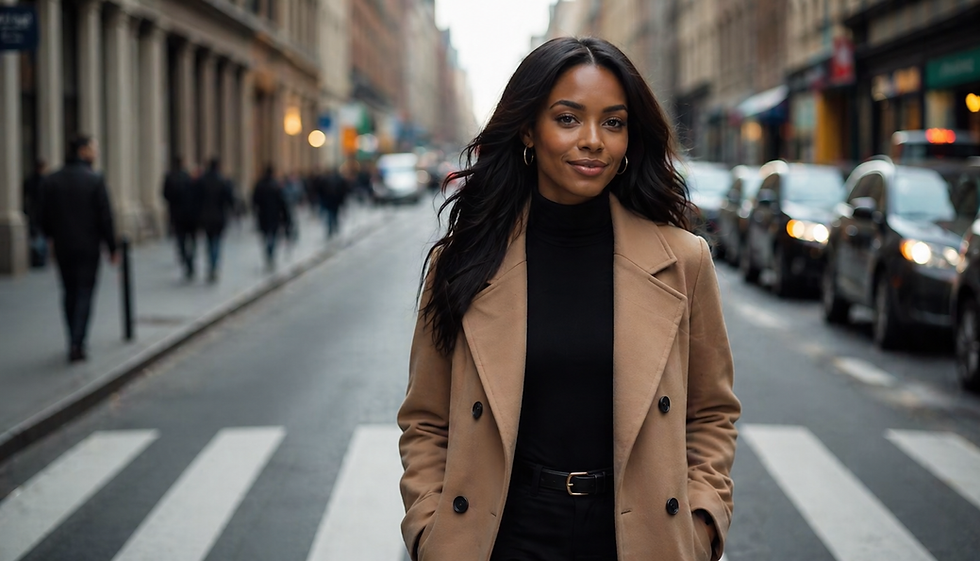 Confidence and style shaping presence in public spaces