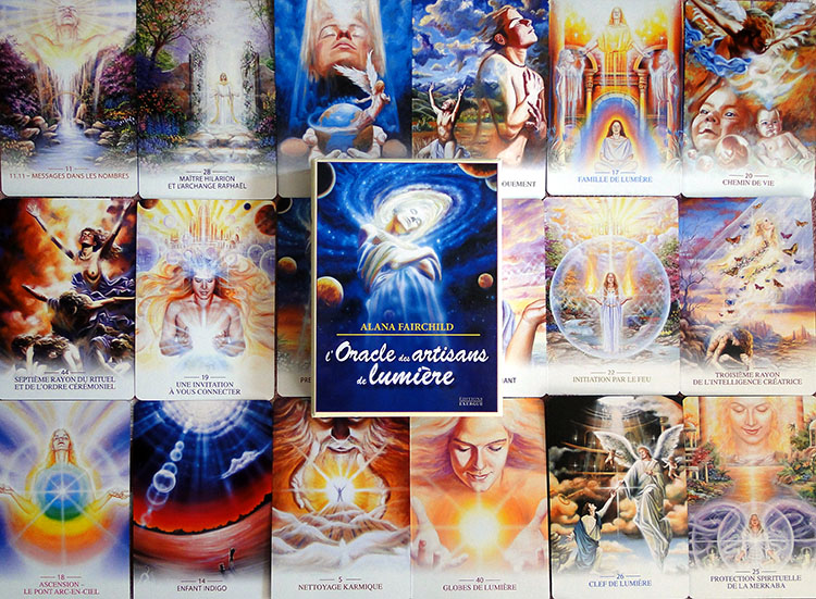 Les Malheurs De Ruby D'or Et De Lumière Avis sur les cartes « L'Oracle des artisans de lumière » d'Alana Fairchild